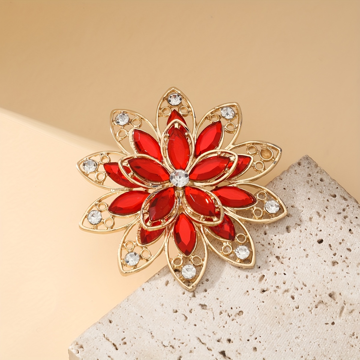 Everyday Floral Embellished Ring for Parties & Weddings